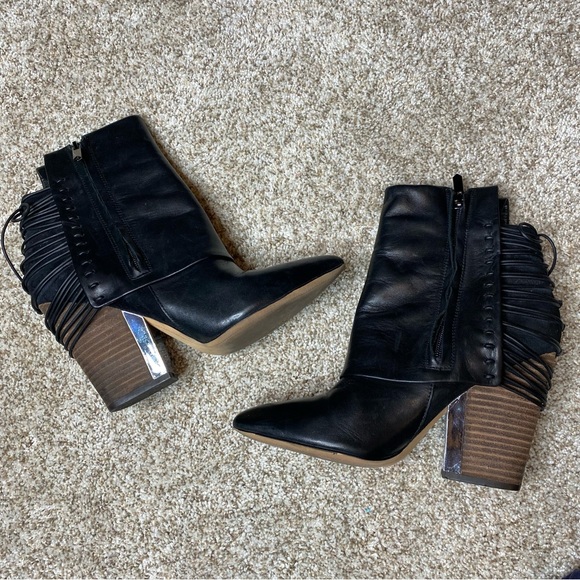Sam Edelman Martina Corset Booties Black 7 - Picture 6 of 13